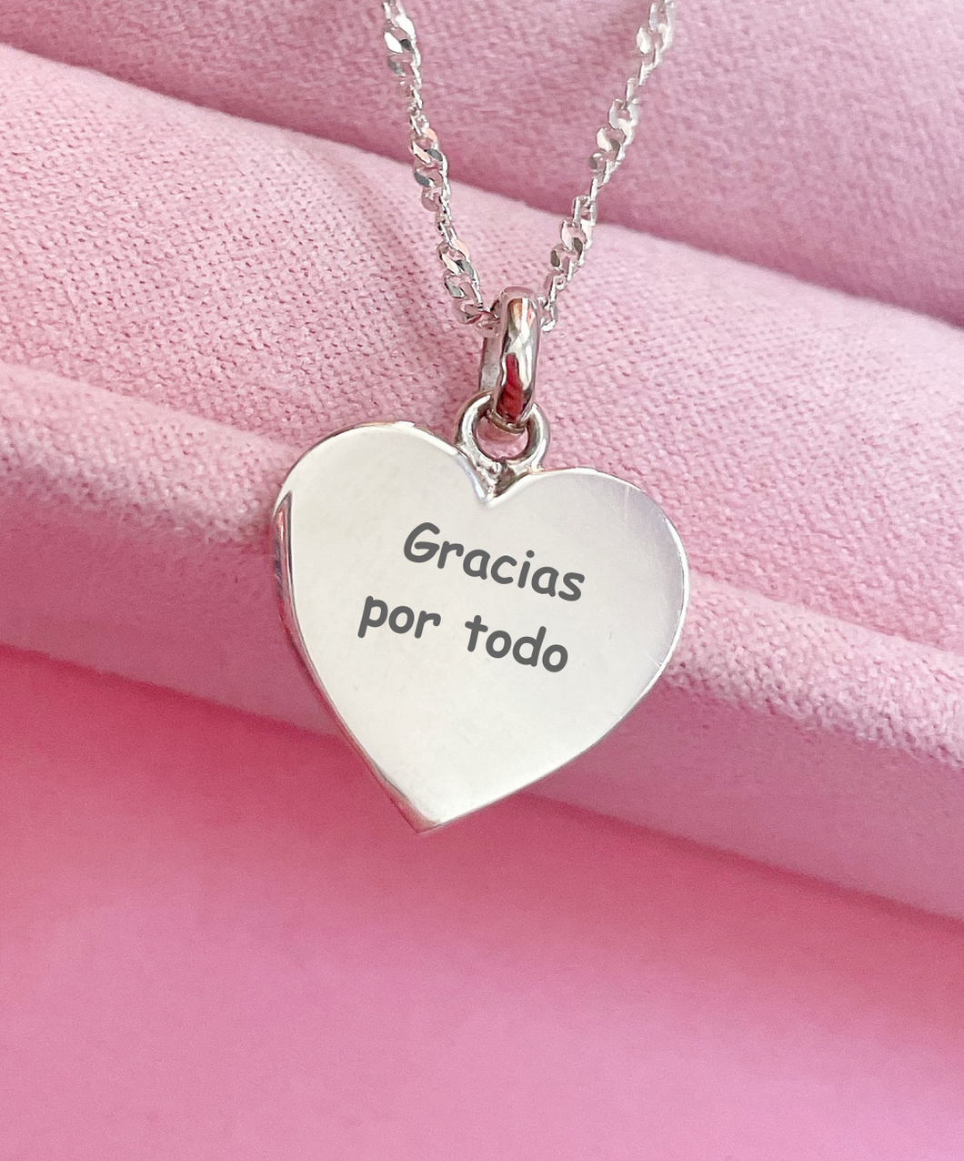 Collar Mensaje de Amor Corazón