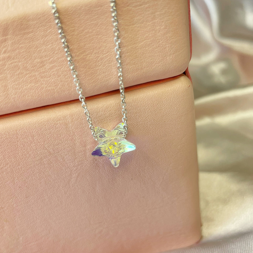 Mini Shinny star plateada